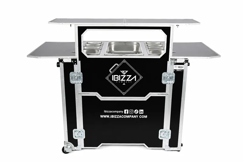 Barra móvil Ibizza Flair fabricada por Ibizza Company