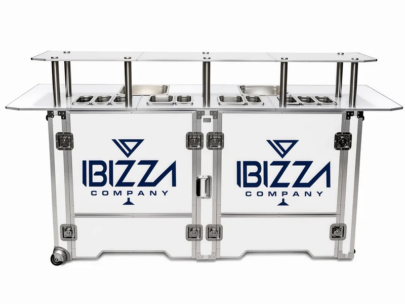 Barra portátil de doble estación Ibizza Super Star fabricada por Ibizza Company
