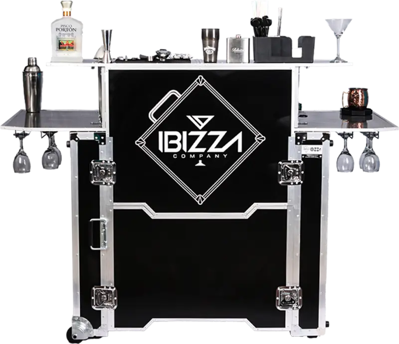 Barra portátil Ibizza Premium, uno de los modelos fabricados por Ibizza Company